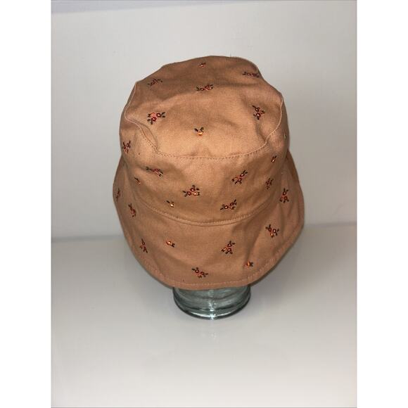 Wild Fable Unisex Daisy Bucket Hat‎ Adjustable Tie Beach Neutrals Travel Summer - Picture 3 of 5